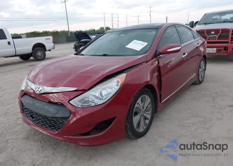 2014 Hyundai Sonata Hybrid Limited z USA, uszkodzony, nr VIN KMHEC4A4XEA113151
